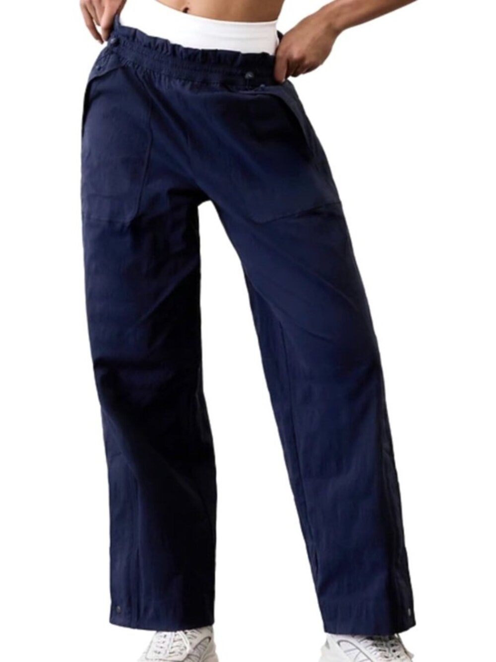 Athleta Women's Sz S Trekkie High Rise Parachute Elastic Waist Pants